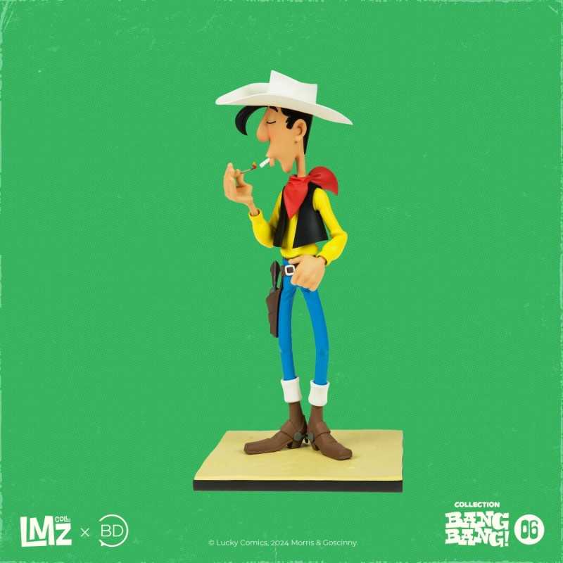 Lucky Luke allumant sa cigarette-Lucky Luke - Beeldjes