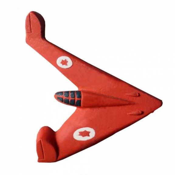 Pixi 31703 avion requin rouge magnet blake et mortimer
